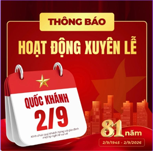 HABOOK THÔNG BÁO LÀM VIỆC XUYÊN LỄ QUỐC KHÁNH 2/9 